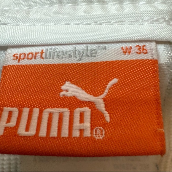 Puma White Athletic Dry Cell Wicking Performance Shorts | Sz 36 - Picture 5 of 9